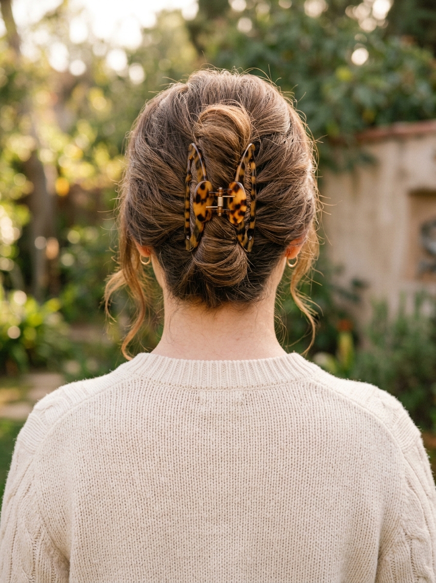 Claw Clip French Twist als Herbst Frisuren Inspiration 2026